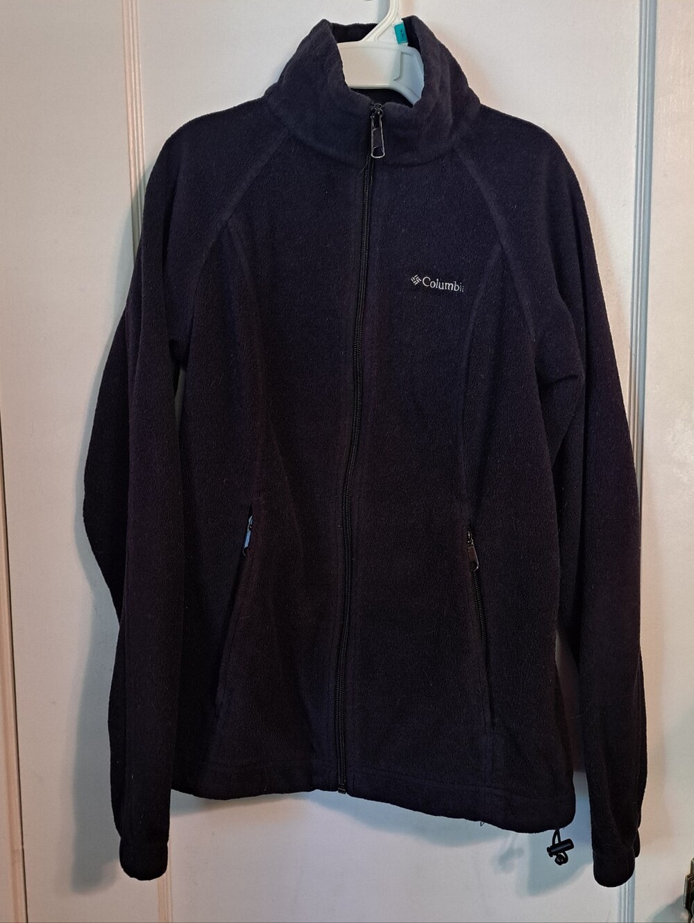 Black Columbia Fleece Zip Up / Women's Small